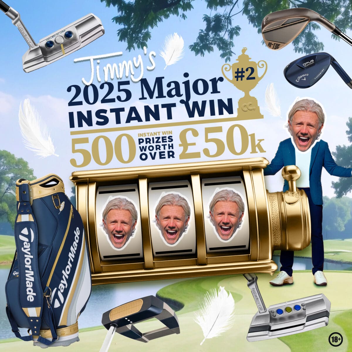 JIMMY'S MAJOR #2 INSTANT WIN COMPETITION - 500 INSTANT WINS WORTH OVER £50K - £2K CASH END PRIZE #2