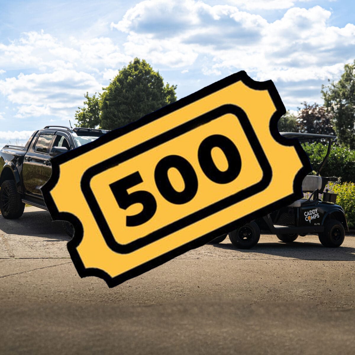 *AUTODRAW** WIN 500 ENTRIES INTO FORD RANGER & GOLF BUGGY COMP #3