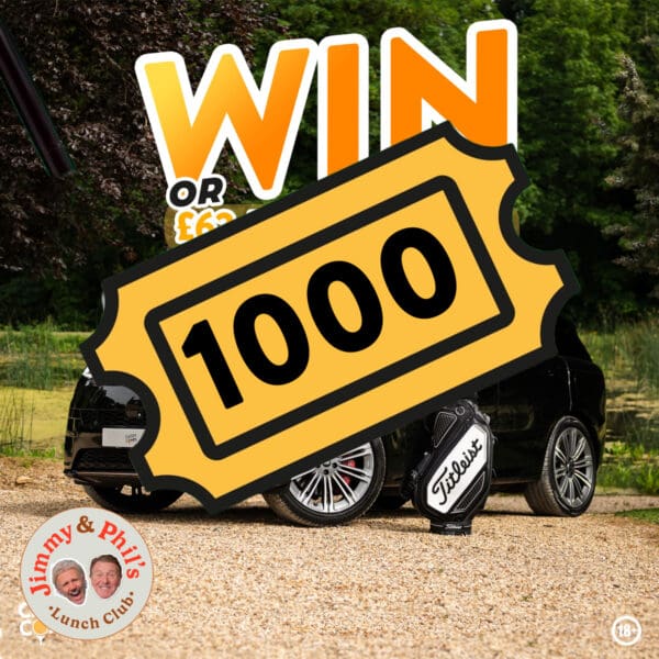 WIN 1000 TICKETS INTO RANGE ROVER COMP #1