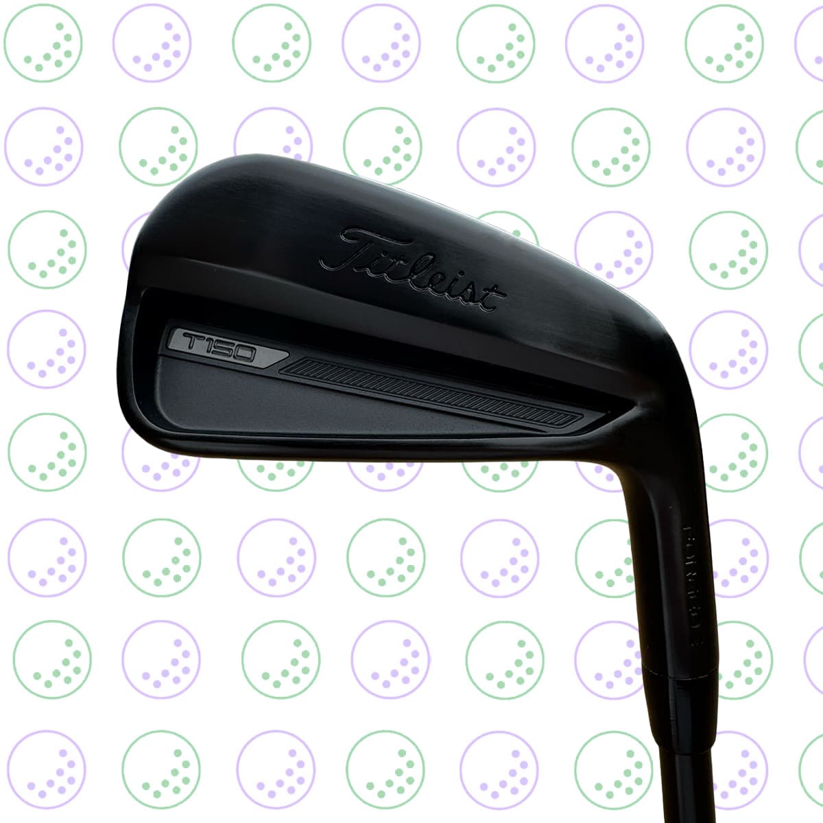 WIN TITLEIST BLACK VAPOR T350 IRONS 5-PW REGULAR #1