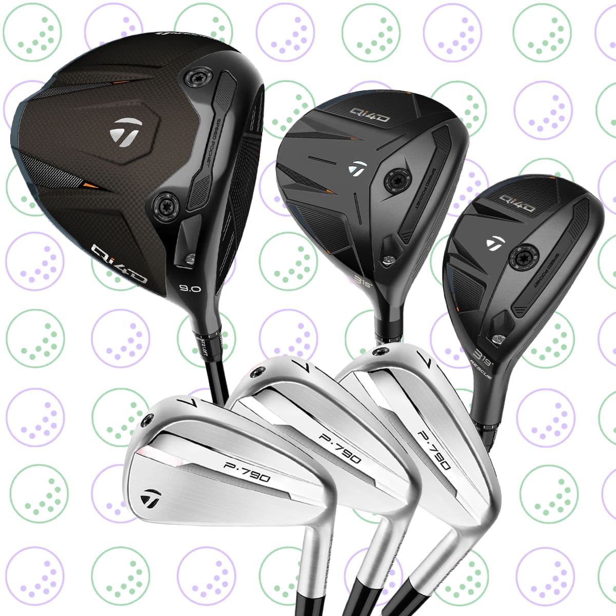 WIN 2026 TAYLORMADE QI4D WOODS & P790 IRONS #80